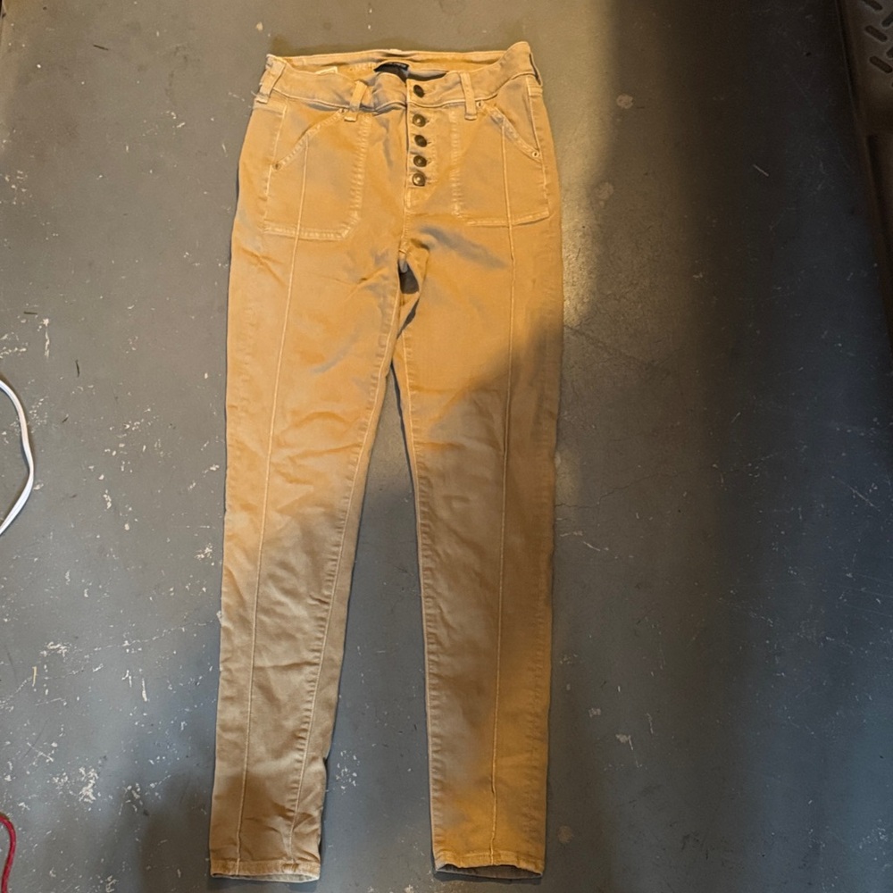 American Eagle Outfitters High Rise Tan Jeans